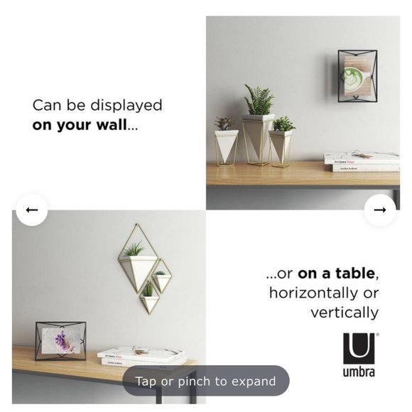 New Umbra PRISMA wire PICTURE FRAME 4X6 Photo Fram - Picture 4 of 4